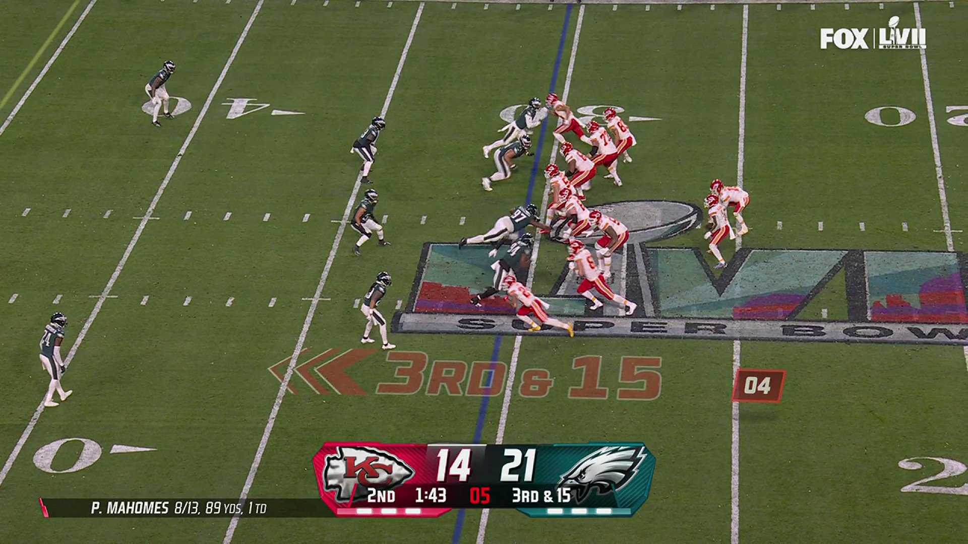 NFL on Twitter ".Eagles get the big sack on 3rd down. 💪 📺 SBLVII on FOX 📱 Stream on NFL+