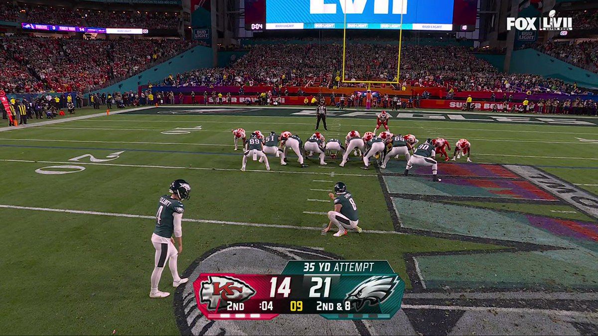 NFL on Twitter ".Eagles extend their lead with a FG before the half