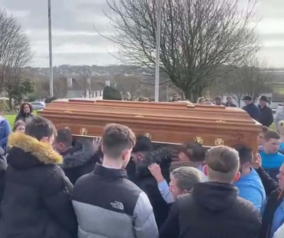 NewstalkFM on Twitter "Friends carry the coffin of 16yearold John