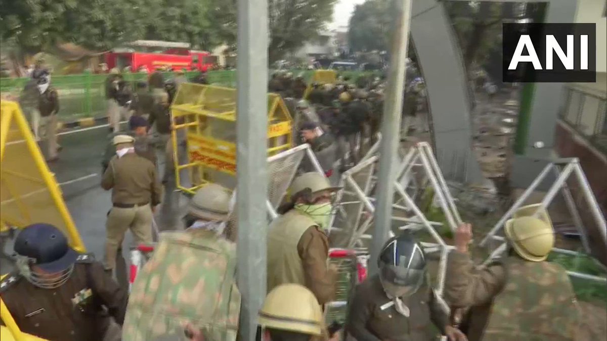 #WATCH | Police resort to firing tear gas shells to disperse protesting Haryana …