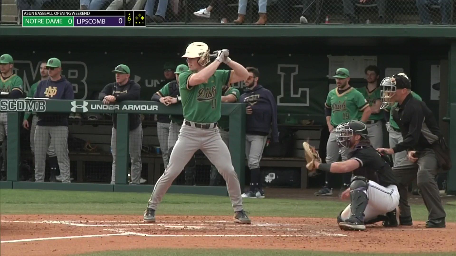 Notre Dame Baseball on X: That ball is GONE! Penney with his