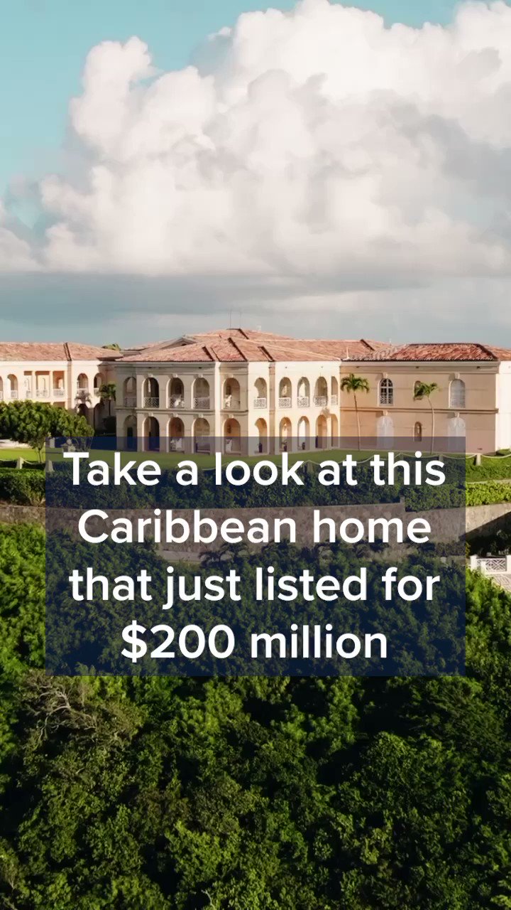 CNBC on Twitter "A palatial estate in the Caribbean was just listed