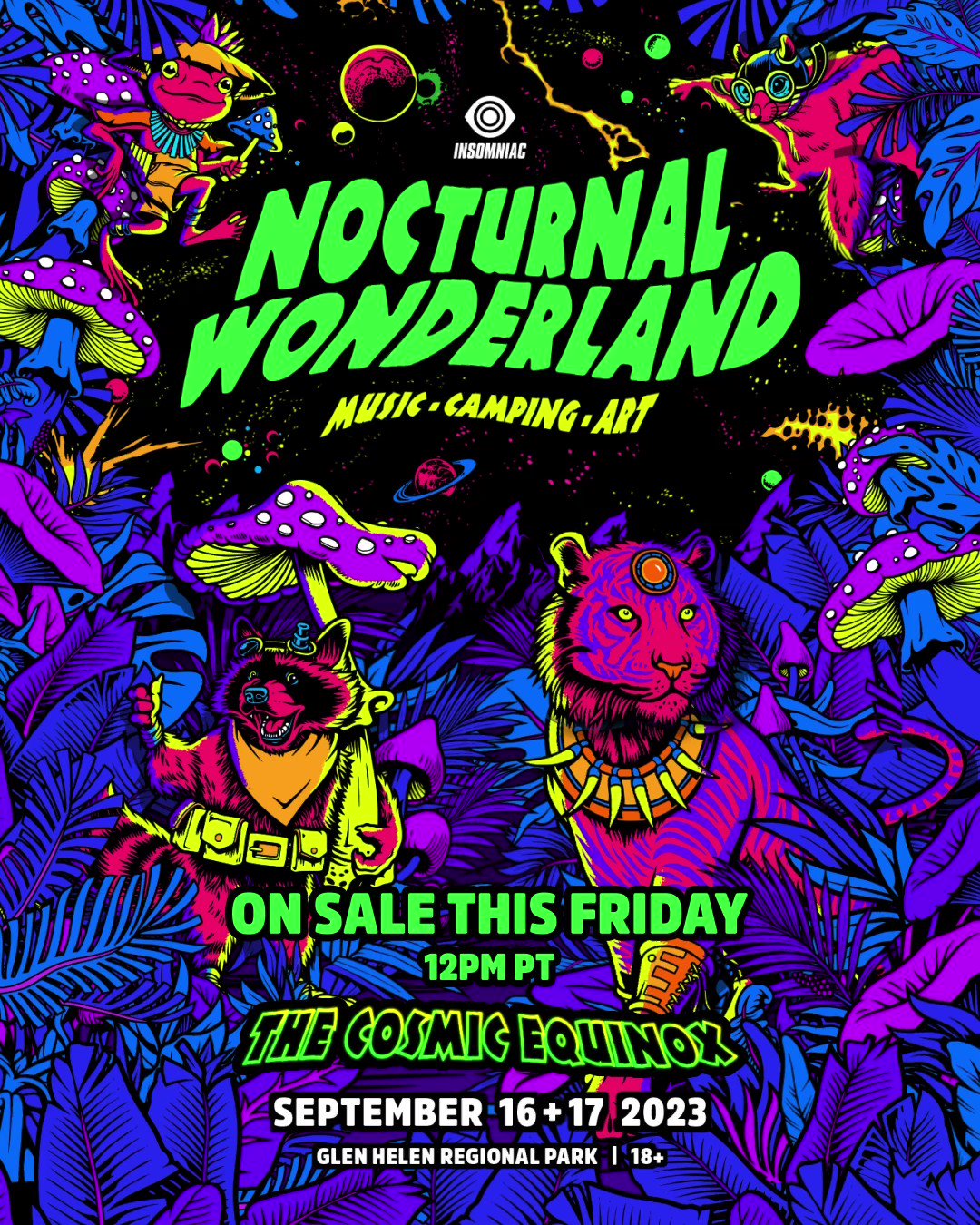 Lineup – Nocturnal Wonderland 2023