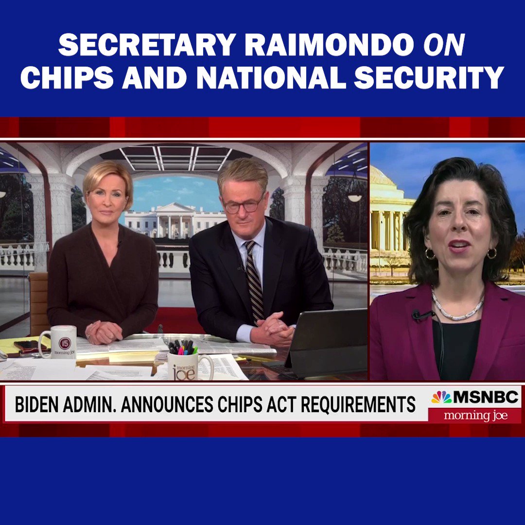 Secretary Gina Raimondo on Twitter "The CHIPS and Science Act is a