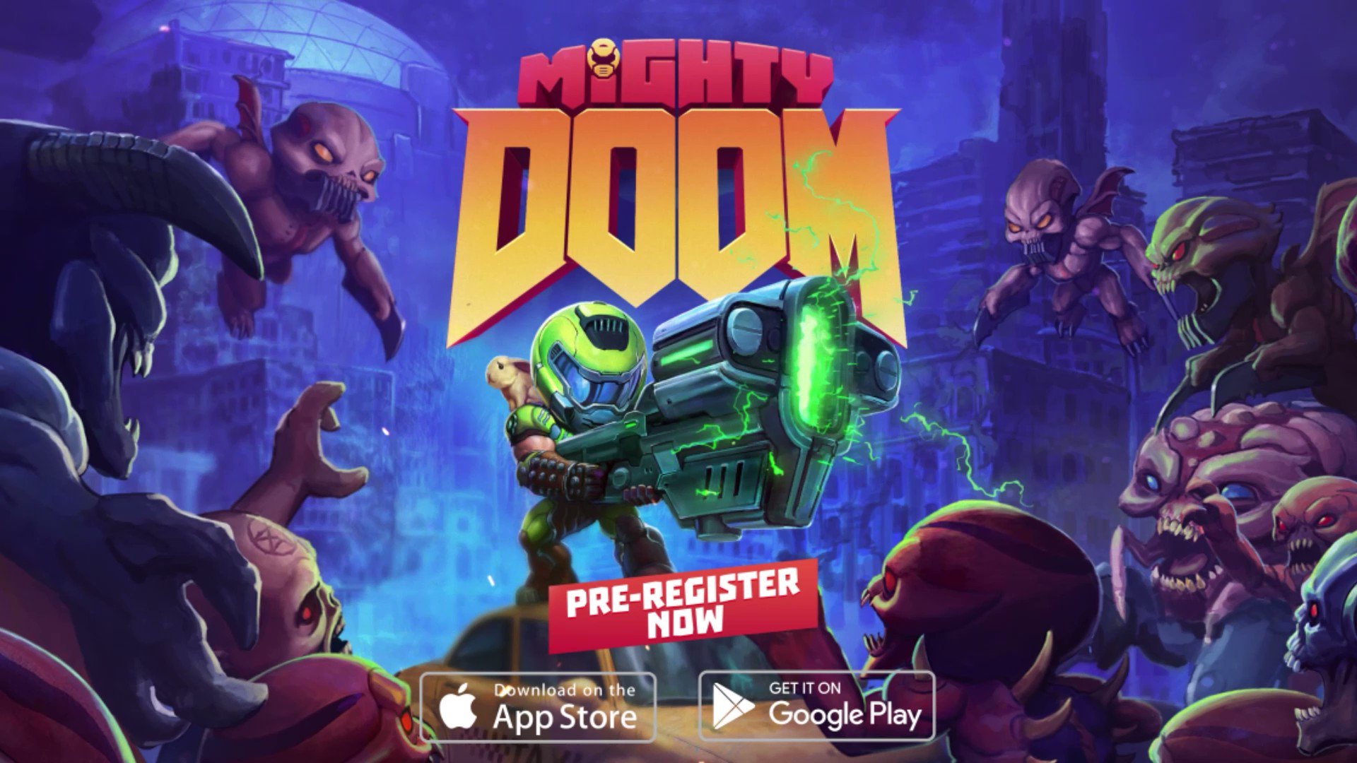 Façam a pré-inscrição em Mighty DOOM hoje mesmo!