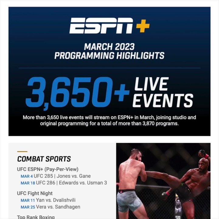 How to buy ufc fight on shop espn plus