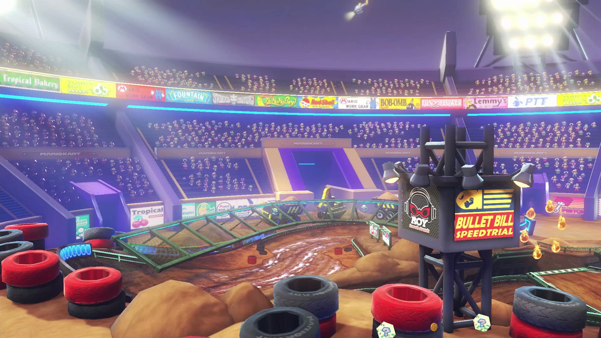 Nintendo of Europe on X: "Mud flaps at the ready – Waluigi Stadium from  Mario Kart: Double Dash!! has you driving through the dirt. Hit the skids  when it arrives in Wave