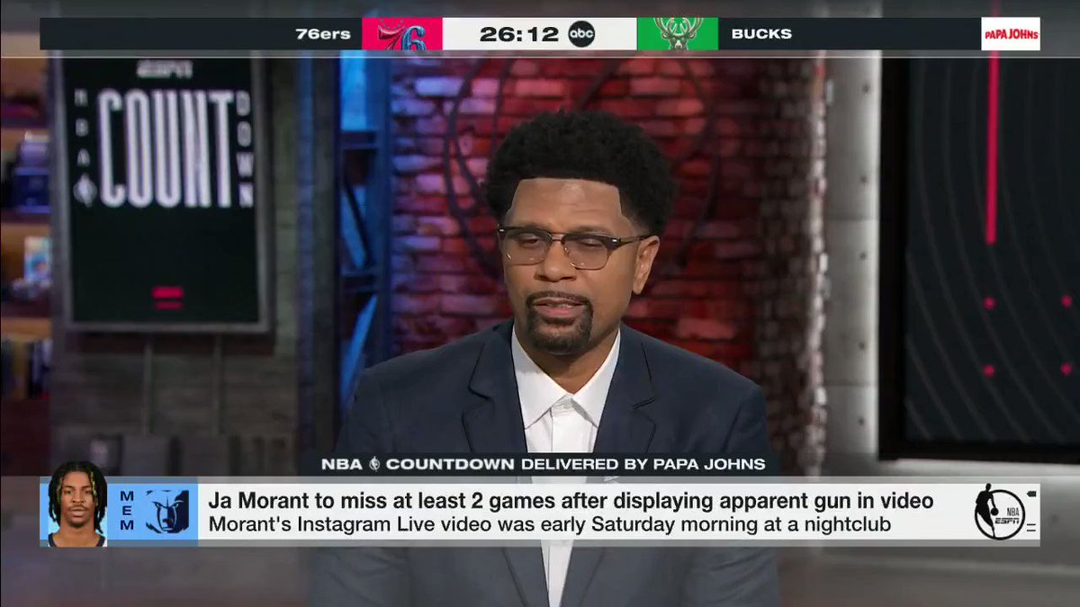 RT @ESPNNBA: Jalen Rose shared a personal message on the Ja Morant situation: https://t.co/cKvQX3Xcys