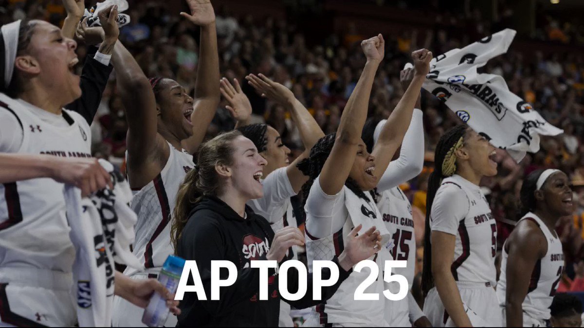 AP Top 25 on Twitter "POLL ALERT South Carolina's run at No. 1 in the