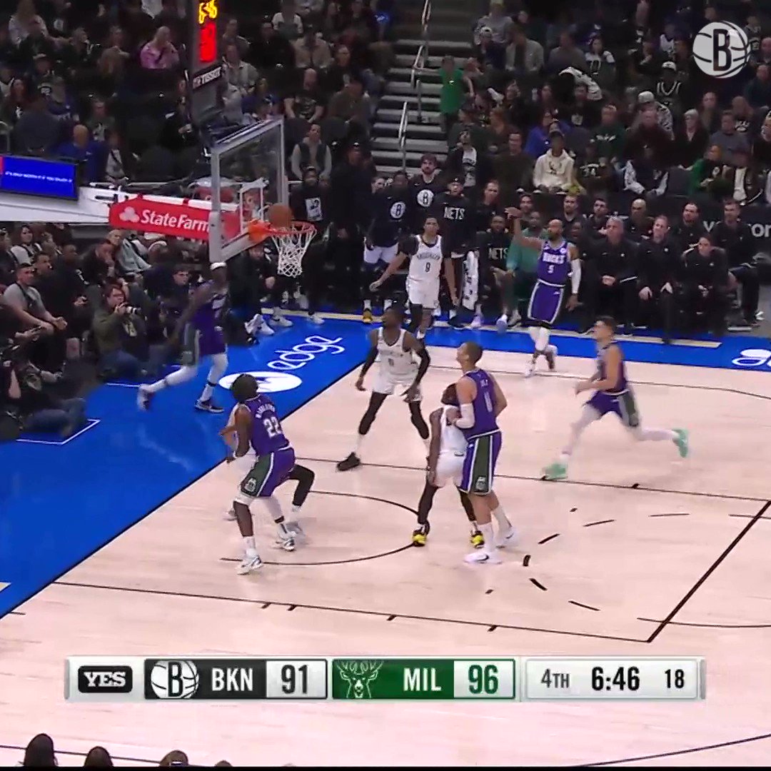 Nets at Bucks / Twitter