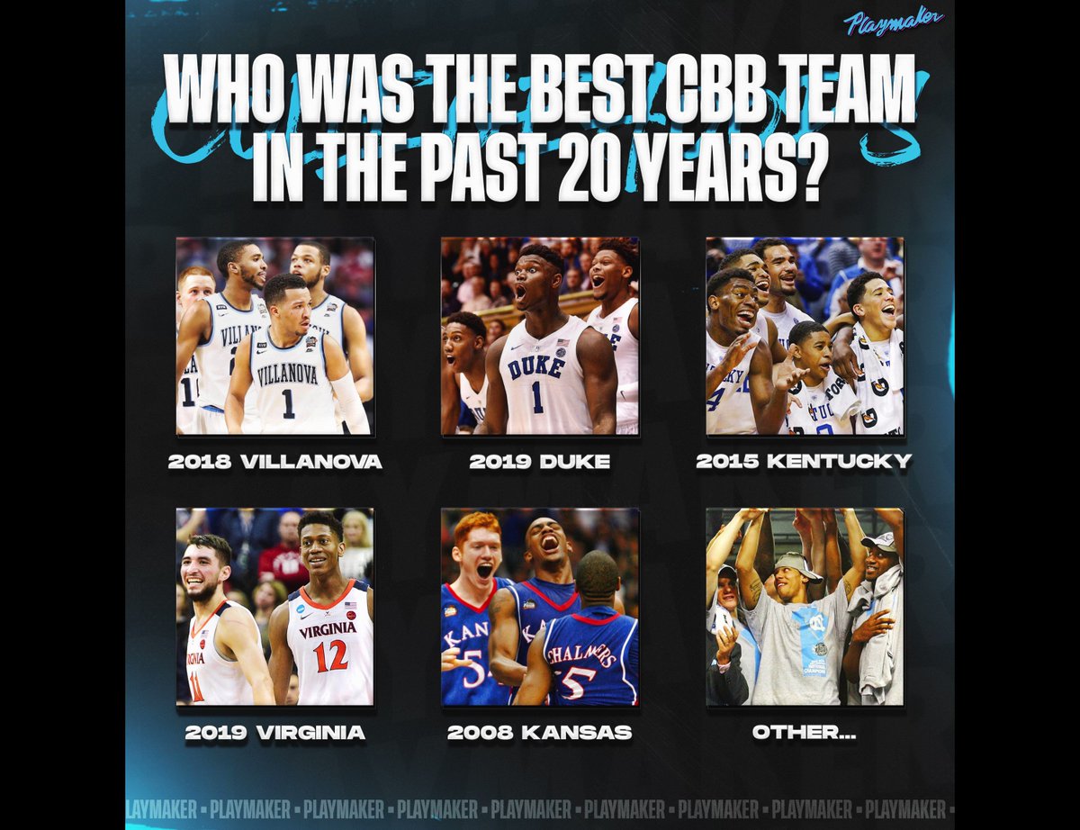 Playmaker On Twitter Who Was The Best College Basketball Team In The