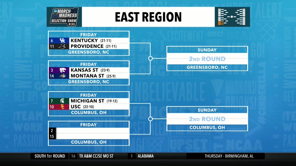 2023 selection sunday twitter