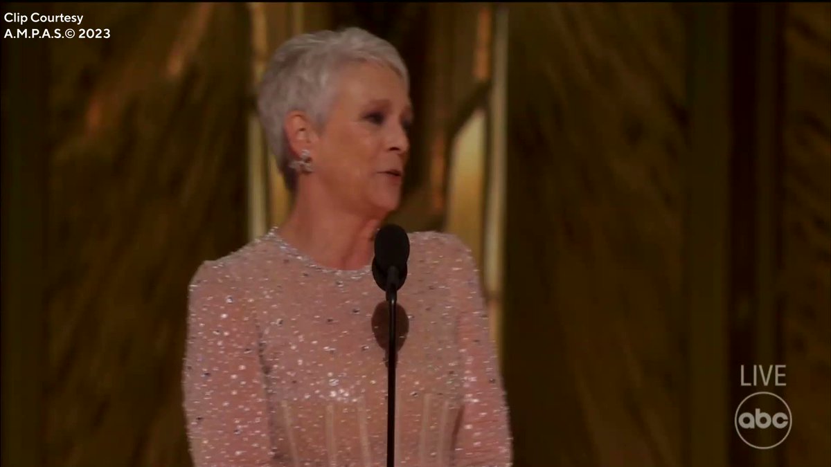 DiscussingFilm on Twitter "Jamie Lee Curtis’ Oscar acceptance speech