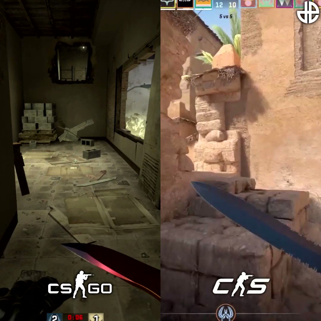 Dexerto on X: CS:GO vs Counter-Strike 2  / X