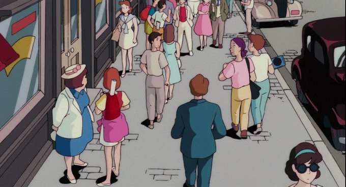 Key Animation: Yoshifumi Kondo (近藤 喜文)Movie: Kiki's Delivery
