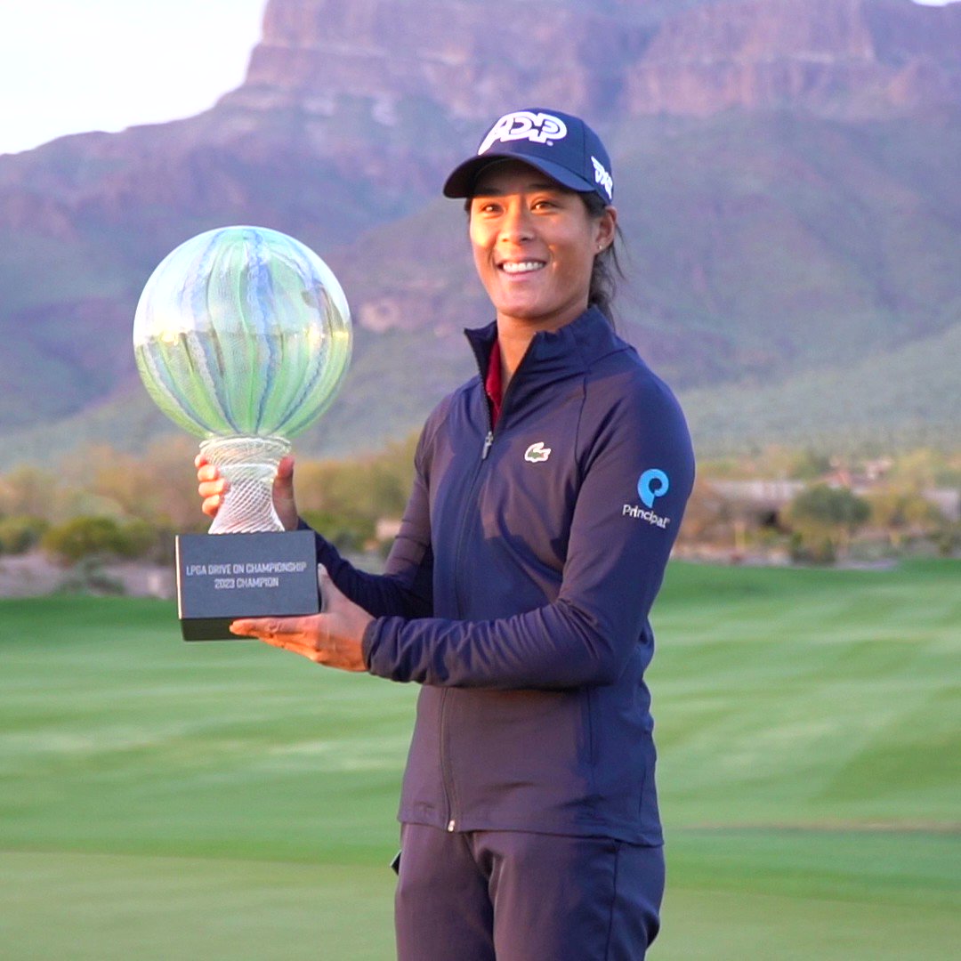 LPGA on Twitter "CheersToTheChampion 🍾 With her win at the LPGA Drive