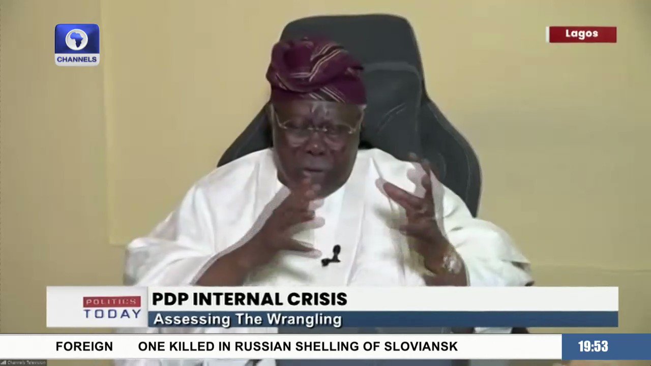 Channels Television on Twitter "PDP chieftain Bode maintains he