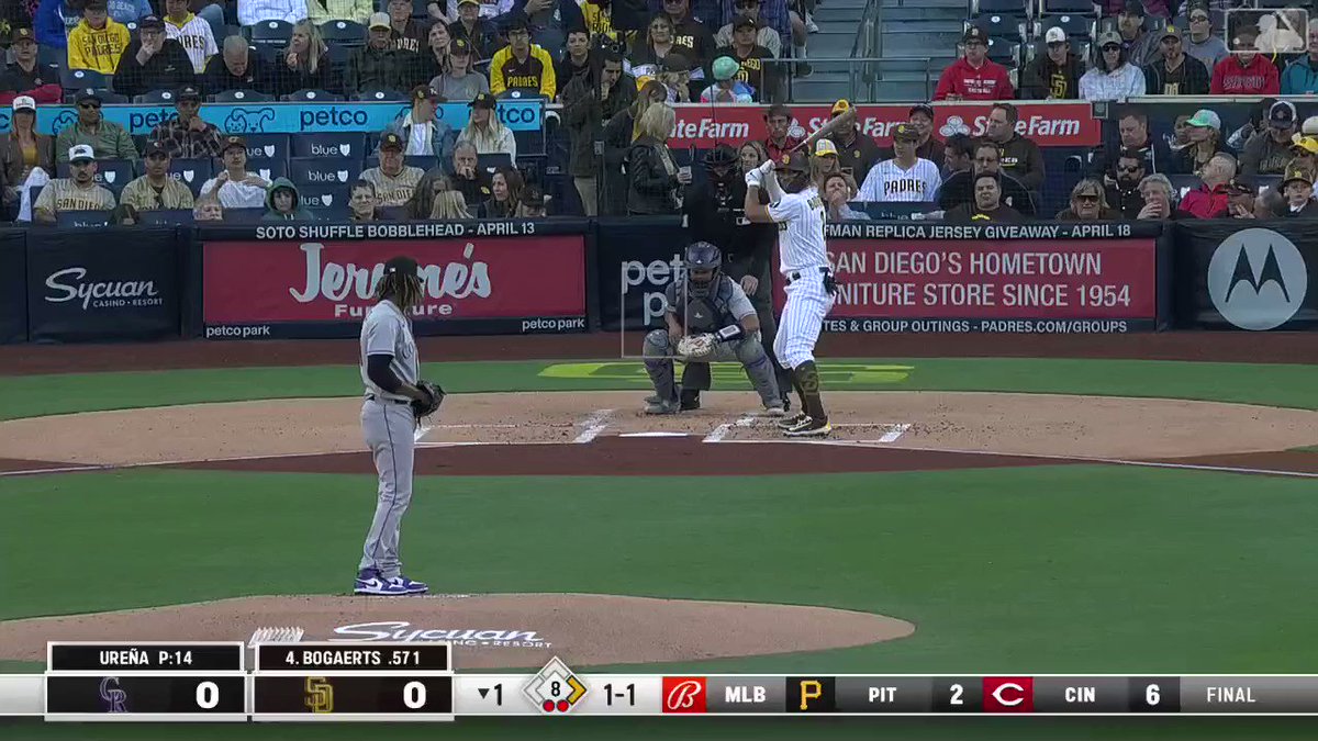 MLB HR Videos on X: Xander Bogaerts - San Diego Padres (1)   / X