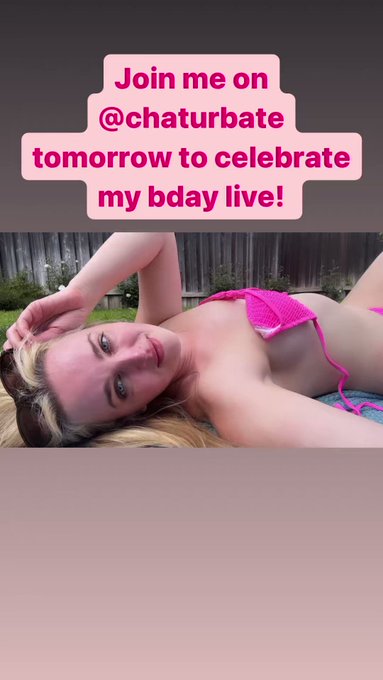 Join me live tomorrow 10am-1pm pst to celebrate my birthday! https://t.co/7DBUNQwElG