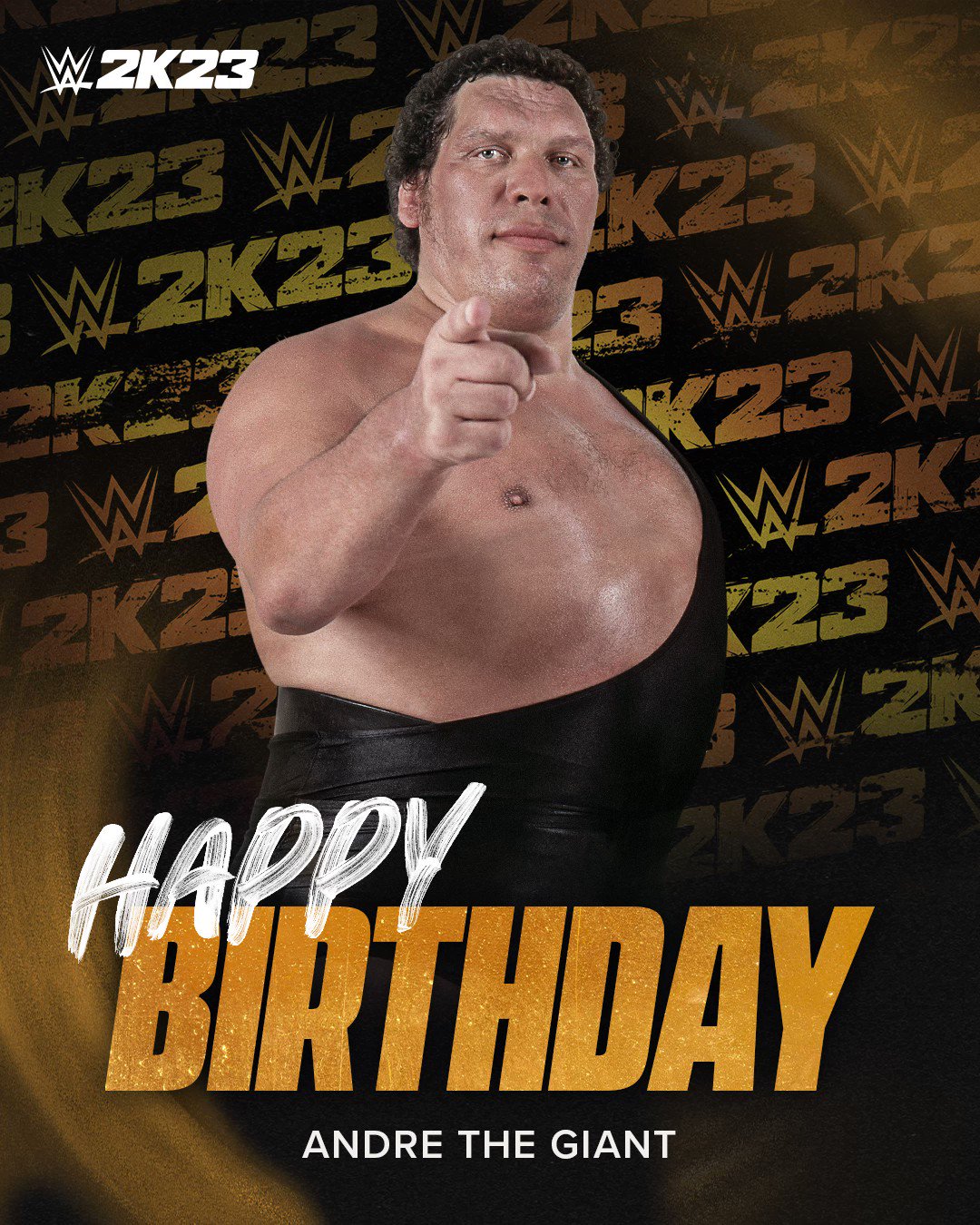  Happy Birthday to the LEGENDARY Andre the Giant! 