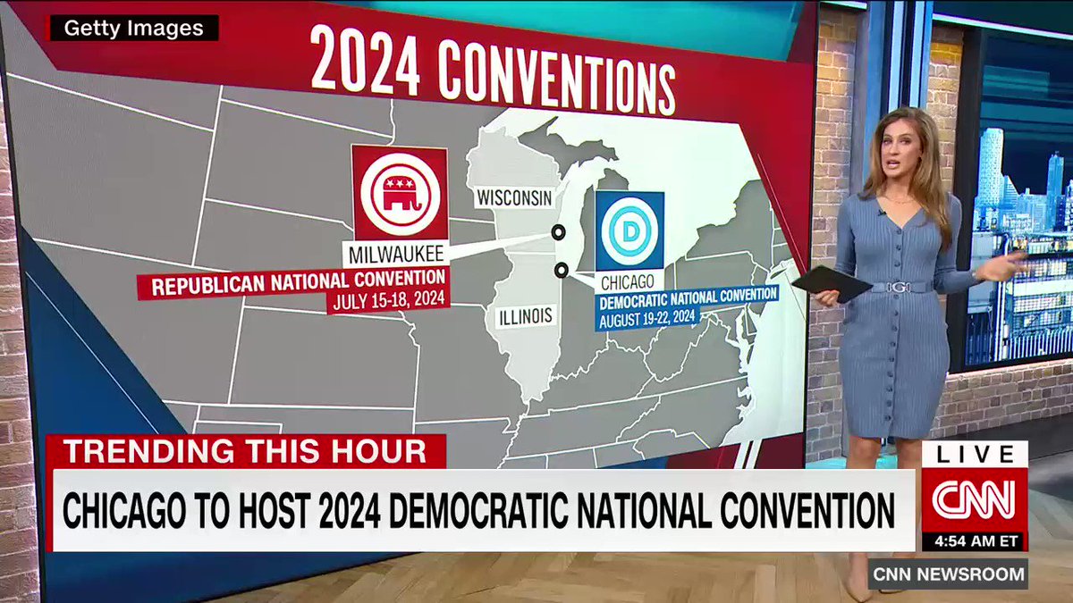 CNN on Twitter: "Chicago will host the 2024 Democratic National