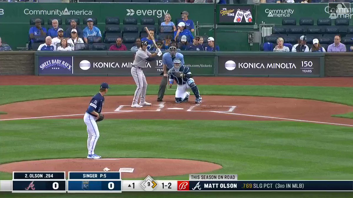 Atlanta Braves on Twitter ".mattolson21 gets the road trip started! 