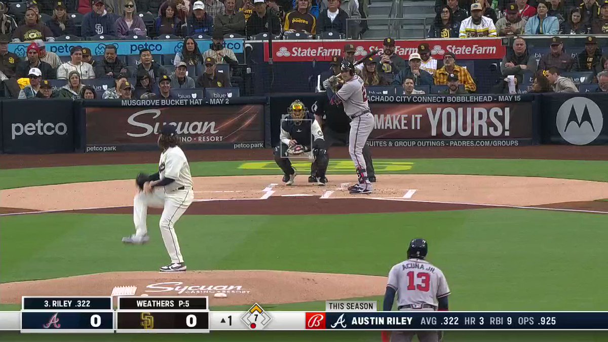 MLB on Twitter "Austin gets the Braves riled up early."