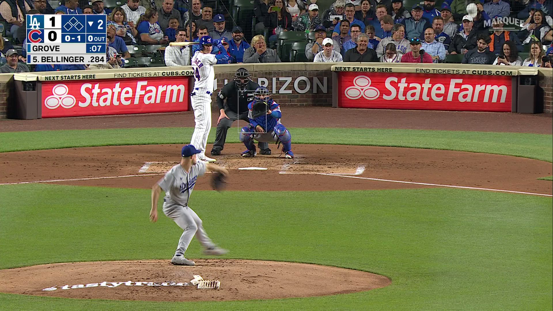 Marquee Sports Network on X: Cody Bellinger with a 420-foot home