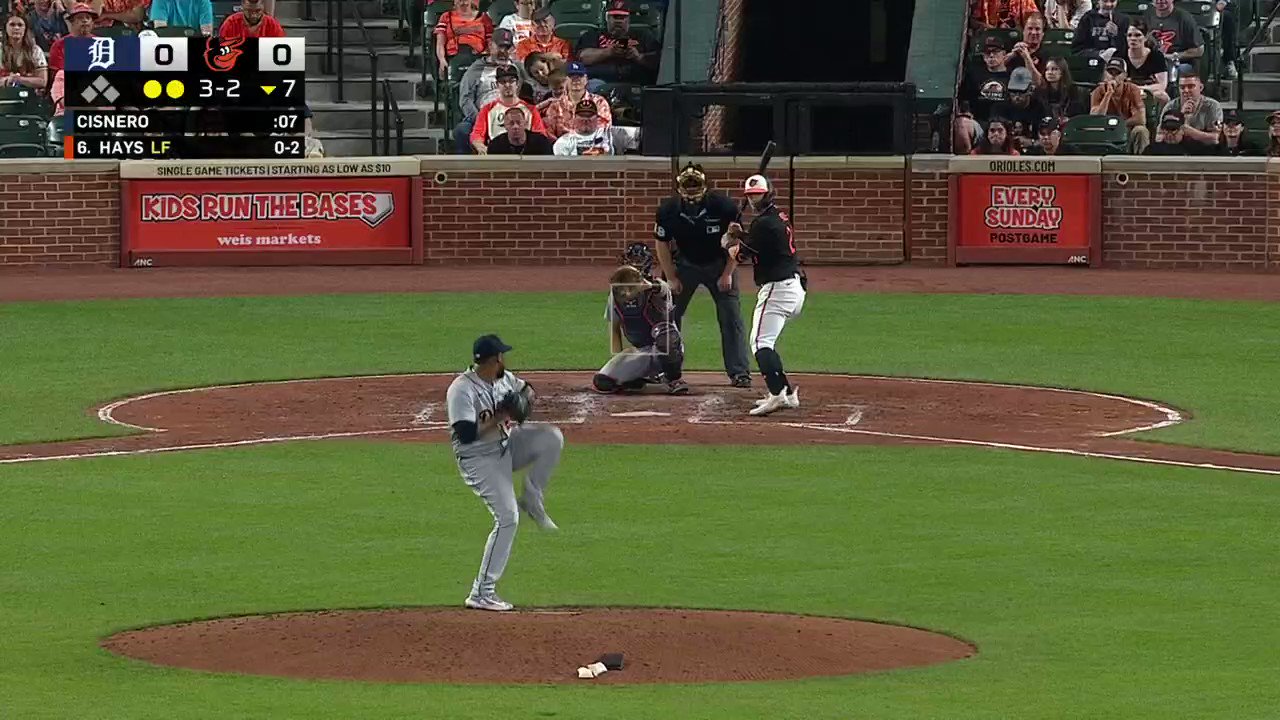 Tigers at Orioles / Twitter