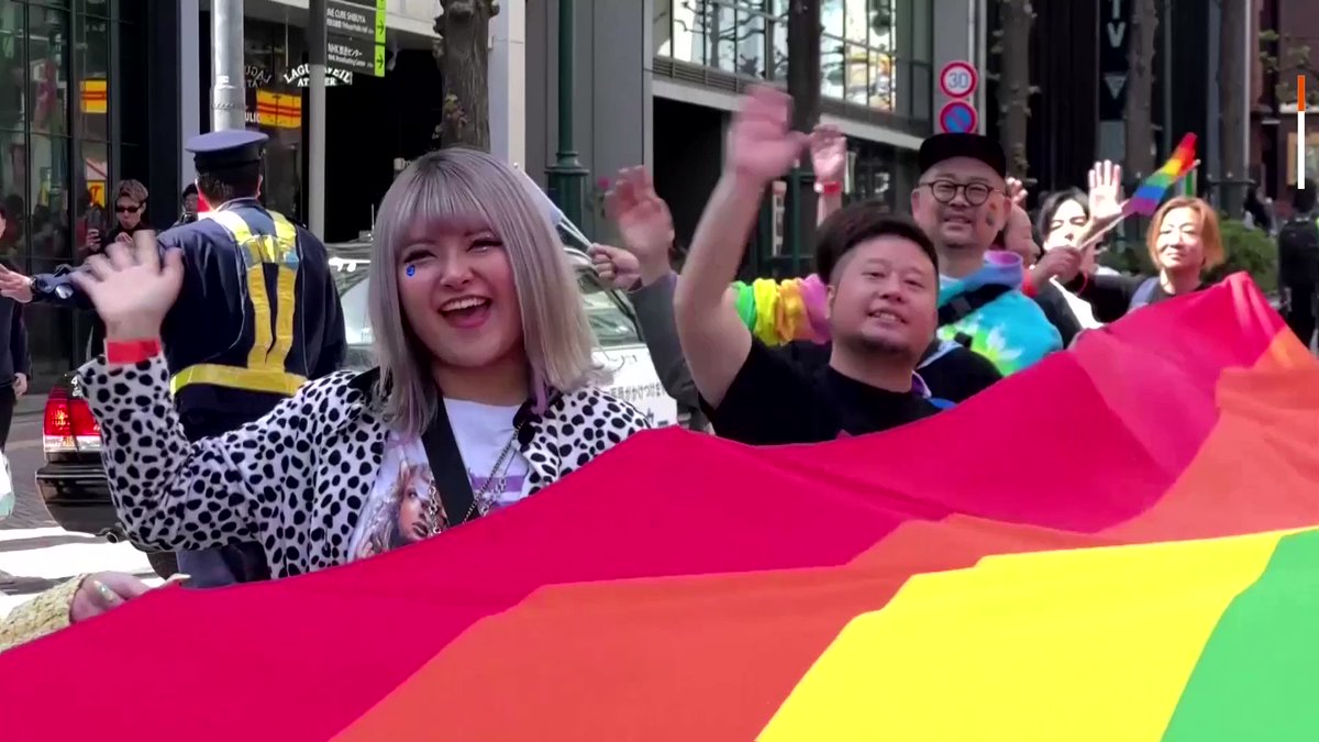 Reuters On Twitter A Large Crowd Gathered For The Pride Parade In Tokyo Celebrating Advances