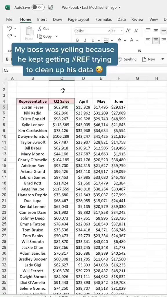 Excel Dictionary on Twitter "Create invisible cells with this Excel