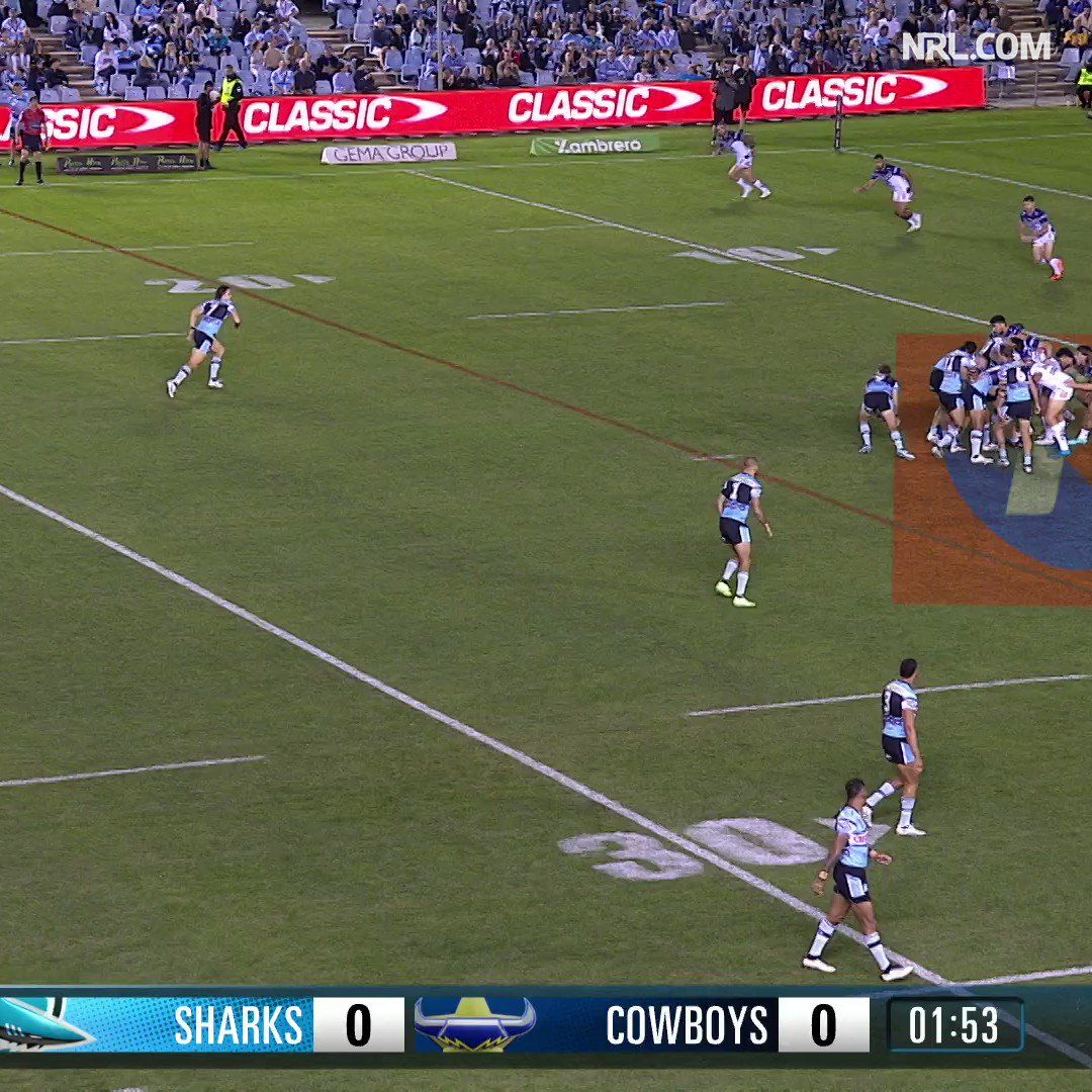 NRL on Twitter "Nicho making it look easy 😎 NRLSharksCowboys https