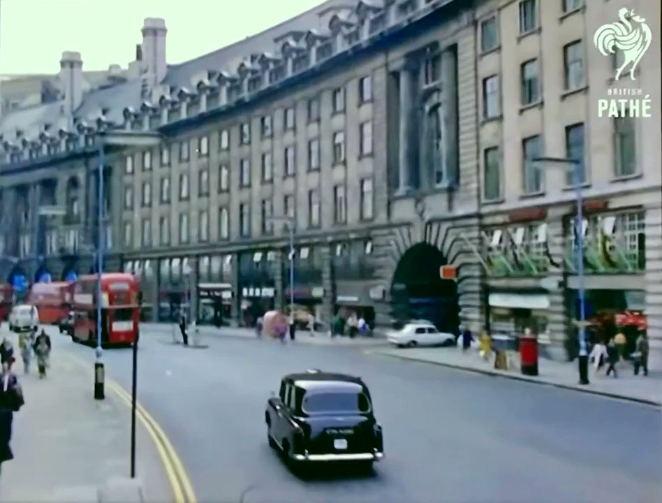 Michael Warburton on Twitter "A Bus ride through Central London in 1968."