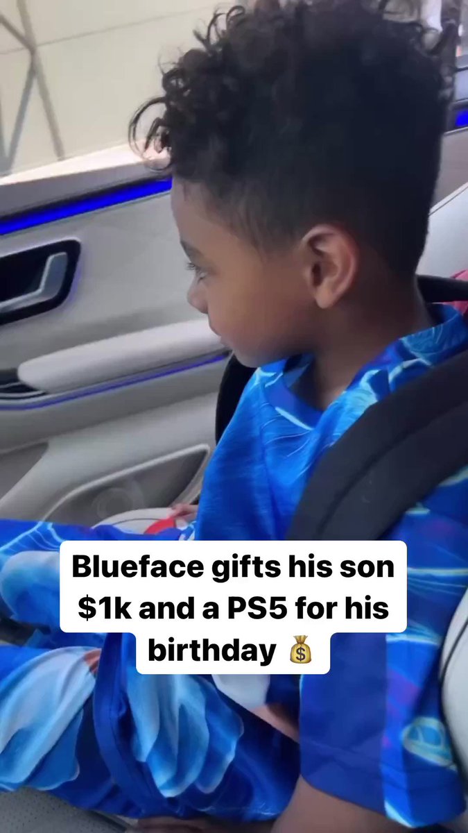 Rap All-Stars 🏆 on Twitter: “Blueface surprised his son with $1,000
