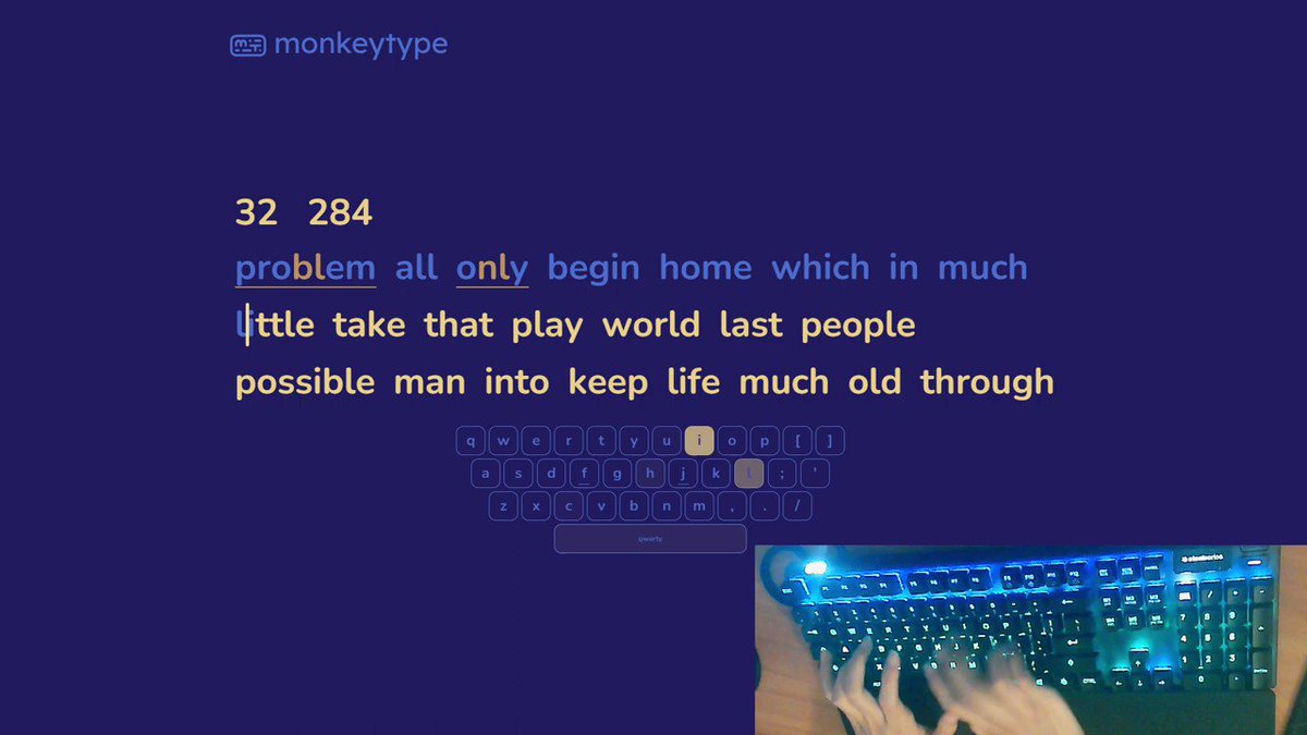 Monkeytype Statistics - Typing Stats