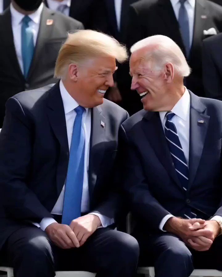 🎞Reel Reviewer ️ on Twitter: "Love this! #DonaldTrump #JoeBiden #AI # ...