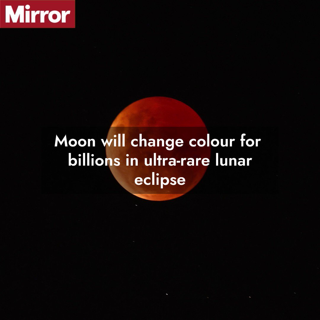 The Mirror on Twitter "Billions of people will get a rare glimpse of