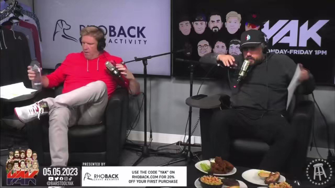 Barstool Sports on Twitter "Big Cat is back on The Yak presented by
