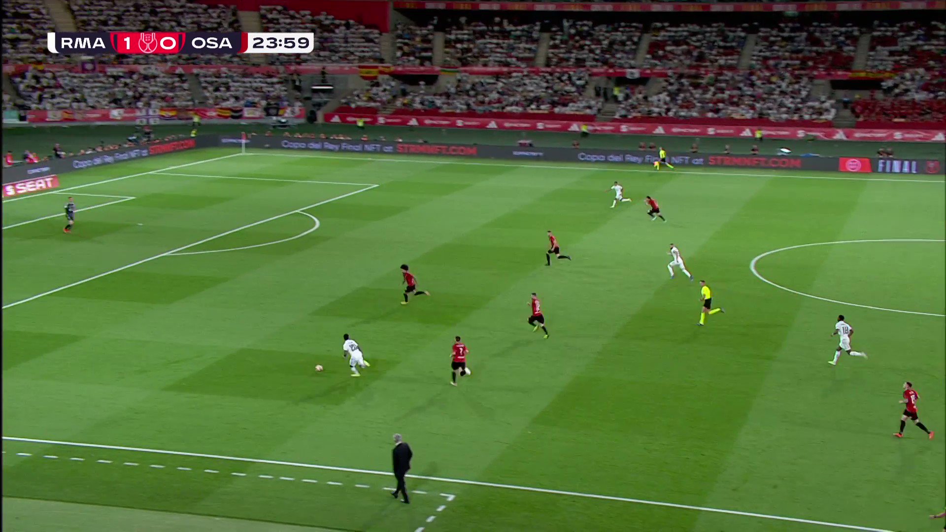  1-0 false 25’ #CopaDelRey false #LaCopaMola🏆”