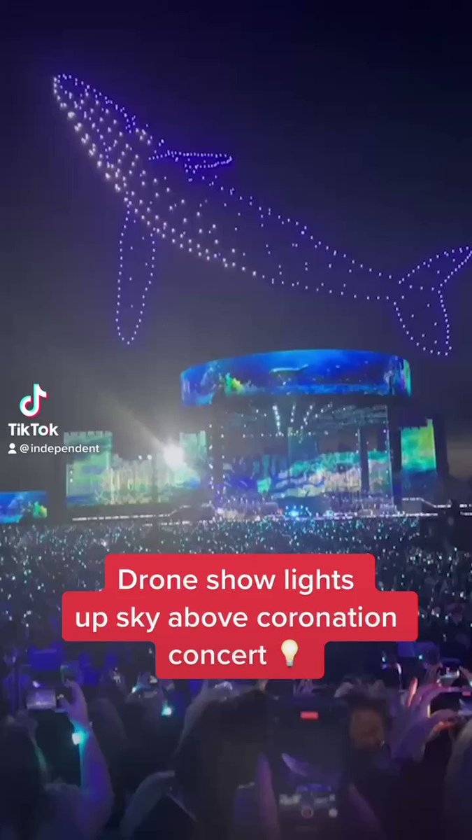 Sabirah Lohn 💕🦕🦖 on Twitter "RT Independent Drone show lights up sky