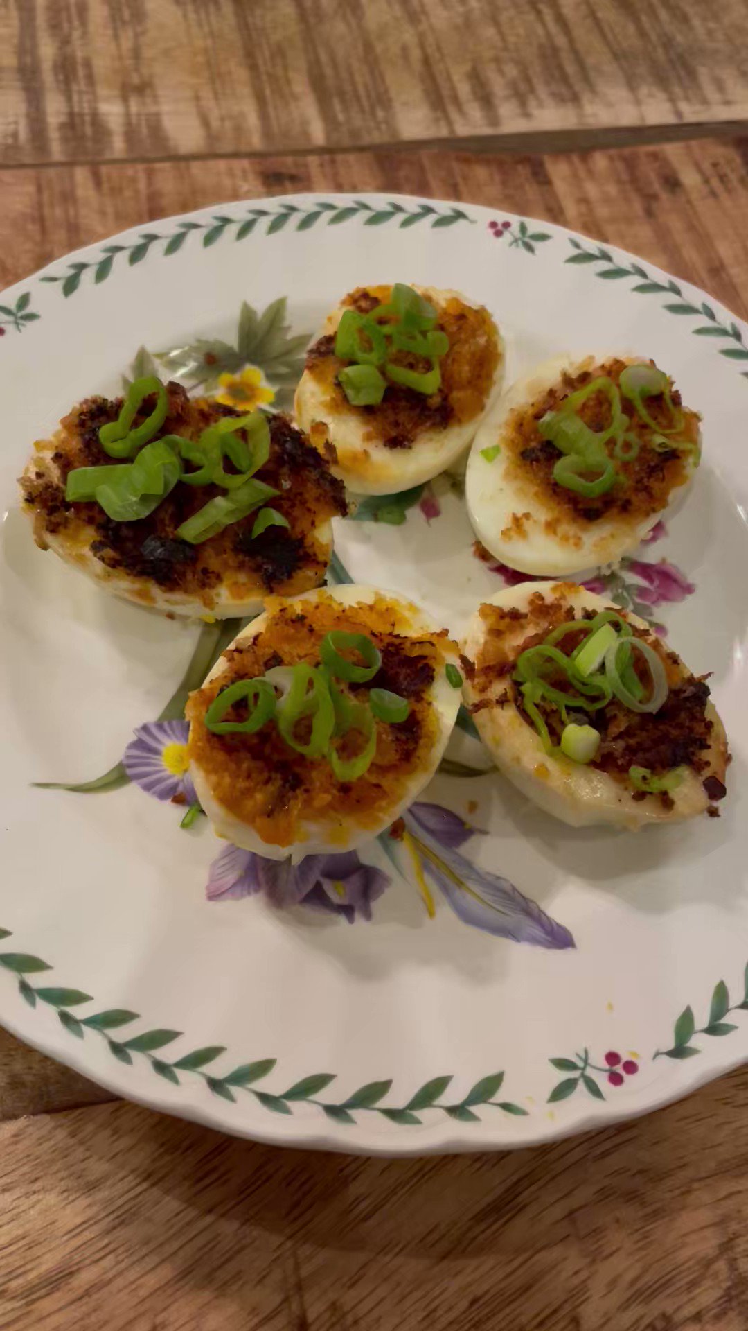 Juliette Miranda on Twitter "Panfried deviled eggs, y’all. A hit of