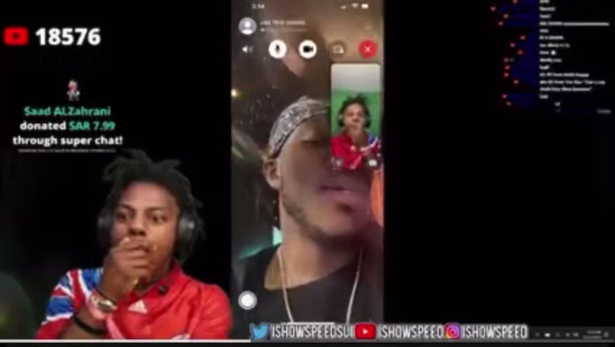 IShowSpeedLive⚡️ on Twitter "This guy speed leaked KSI number by accident again 💀"