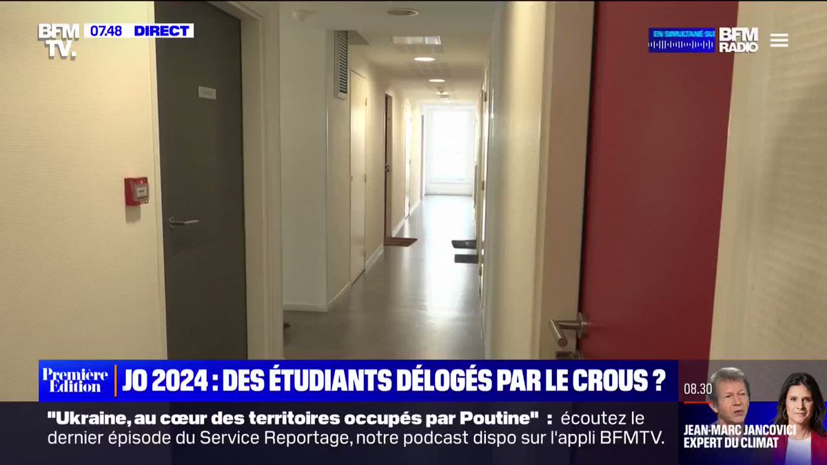 BFMTV on Twitter "JO 2024 le Crous souhaite réquisitionner les