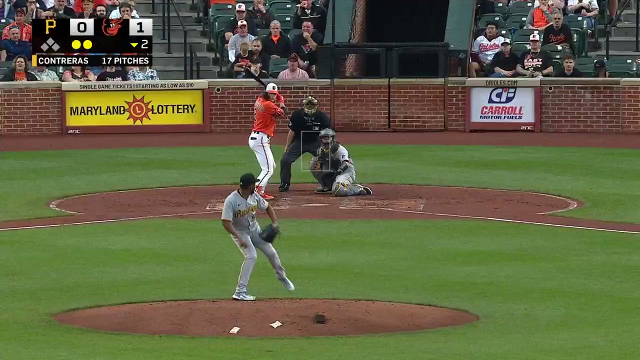 Pirates at Orioles / Twitter