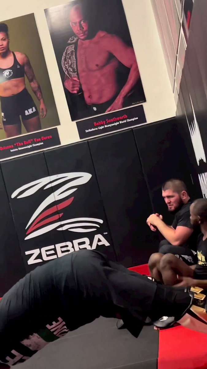 Red Corner MMA on Twitter "Cain is back to training. Khabib is back to