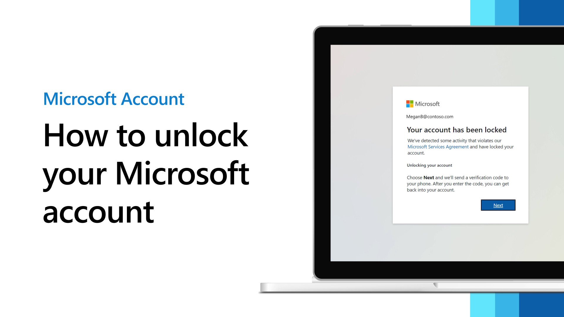 Your account has been locked - Microsoft