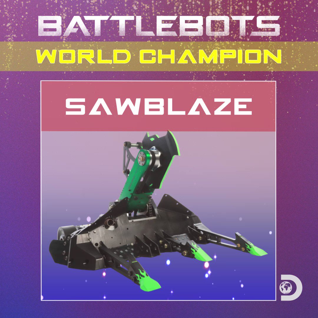 Discovery on Twitter "Congratulations to BattleBots World Champion