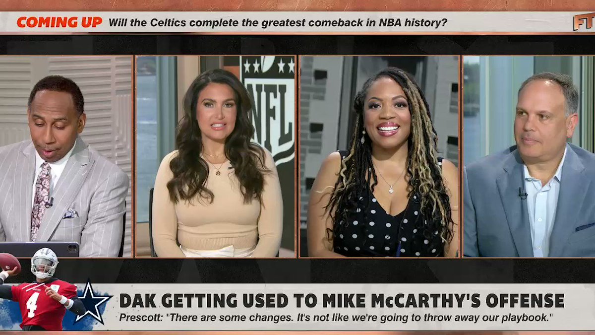 First Take on Twitter ".stephenasmith calls Dak Prescott "the most