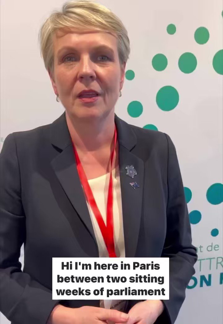 Tanya Plibersek on Twitter "A quick update about why I’m in Paris
