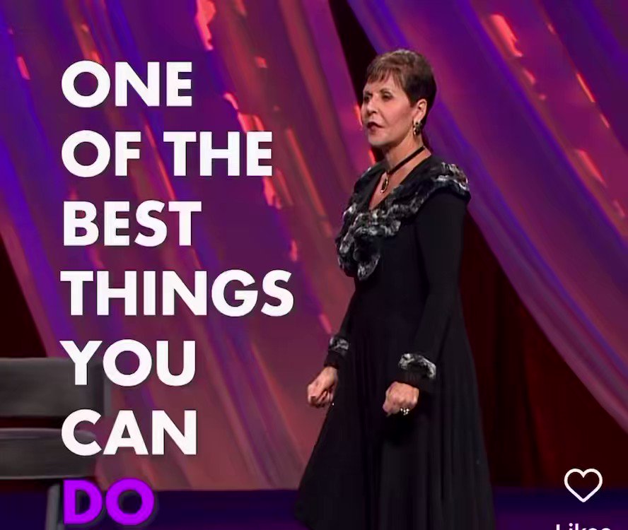Happy 80th birthday Joyce Meyer. Thank you for changing my life for the better. See you in Nashville  